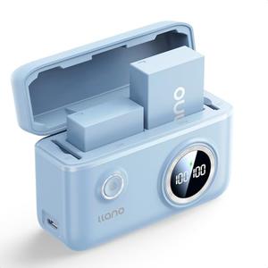 llano 2-Pack NP-W126S Batteries and Fast Charger for Fujifilm XT30II X100VI X-M5 XS10 XT3 XT2 XT1 XT30 XT20 XT10 X100V XT200 XT100 X100F XA7 XE3 Xpro3 Xpro2 Xpro1 XE1 XE2 XE2S XM1 XA3 XA5, Blue