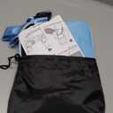 Toddler Airplane Bed, Portable Kids Airplane Seat Extender, Airplane Travel Essentials for Toddlers, Comfortable Footrest for Kids, Must-Have Toddler Travel Bed for Flights (Blue)