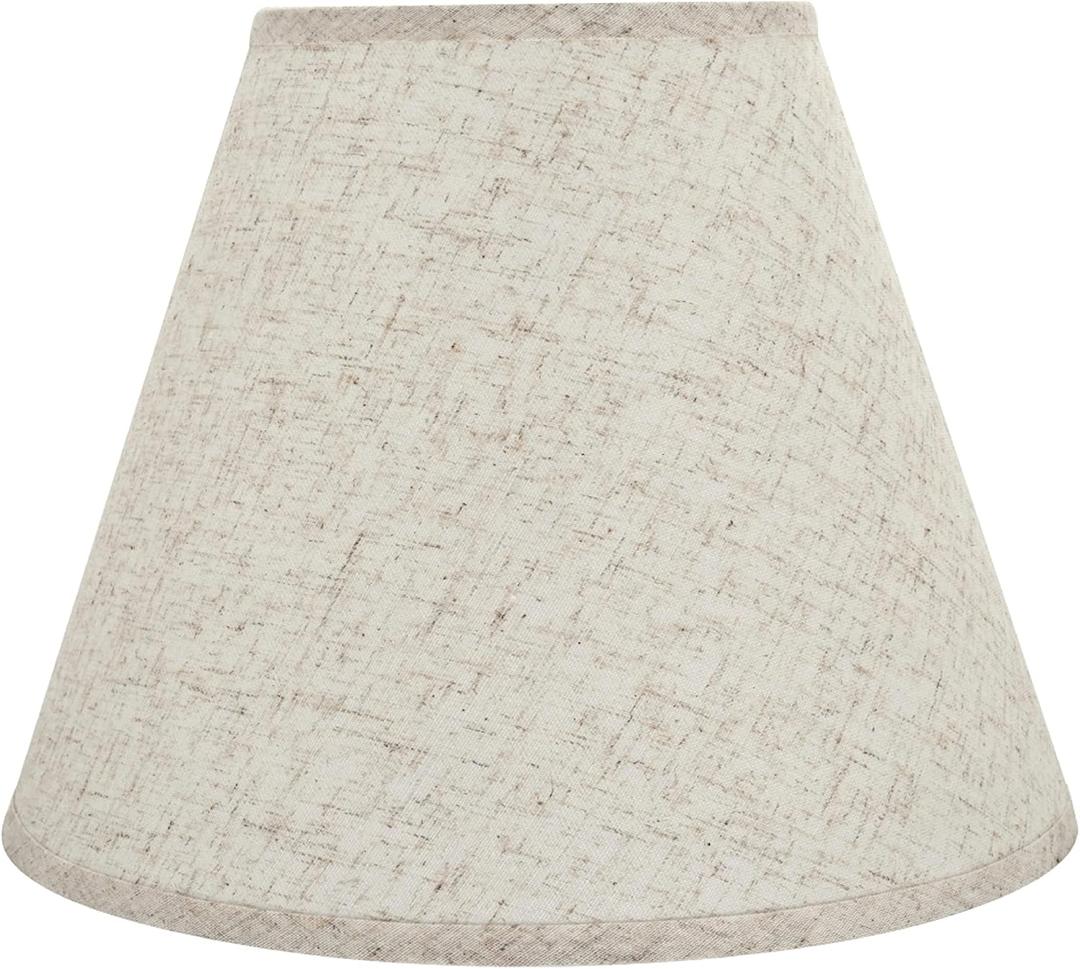 Aspen Creative 32291 Transitional Hardback Empire Shaped Spider Construction Lamp Shade in Flaxen, 14" wide (7" x 14" x 11")