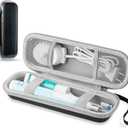 Travel Case for Oral B/Oral-B Pro 1000 1500 5000 7000 7500 6000 9600/ Phlips Sonicare 4100 5100 1100 6100 5300 Electric Toothbrush, Portable Hard Protective Storage Bag (Jasper)