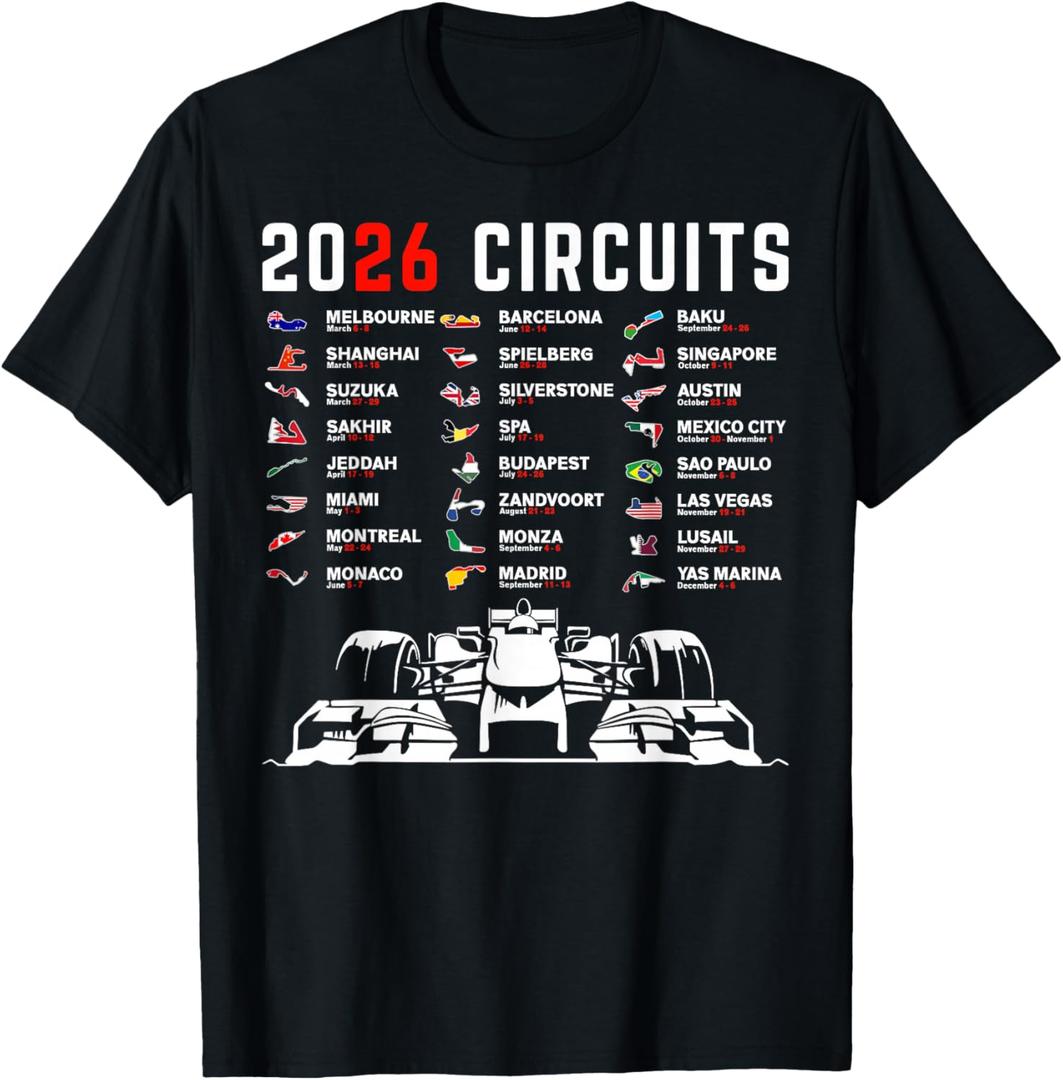 Racing Car Silhouette T-Shirt, 