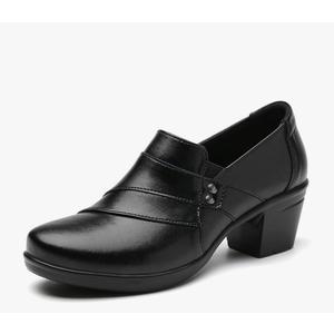 Loafers for Women Casual Comfortable Women's Pumps Shoes Loafers & Slip-ons Work Office Dressy Business Shoes, 7.5, Black 