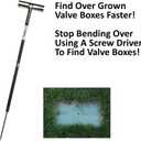 Lightning Rod HeadHound Sprinkler Head Valve Box Zone Locator Finder Locate & Find Buried Valve Boxes & Sprinkler Heads Works Great for Sprinkler System Startups with Stuck Heads