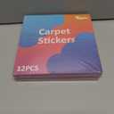 2 x [12 Pack] Rug Pad Gripper, Double Sided Non-Slip Rug Pads Rug Tape Stickers Washable Area Rug Pad Carpet Tape Corner Side Gripper for Hardwood Floors and Tile