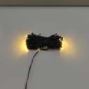 RPGT Christmas Light 100 LEDs 41ft Green Cable Wire Fairy String Twinkle Lights Plug in 12 Modes for Xmas Tree, Party, Indoor,Outdoor, Garden, Wedding, Home Decoration (Warm White)