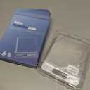 Toprime Digital Gram Scale 500g 0.01g Food Scale High Precision Kitchen Scale Multifunctional Stainless Steel Pocket Scale with Back-Lit LCD Display Tare PCS Features Silver