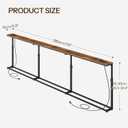 HOOBRO 110 Inch Narrow Console Table, Skinny Behind Couch Table, 110"L x 5.9"W x 33.4"H