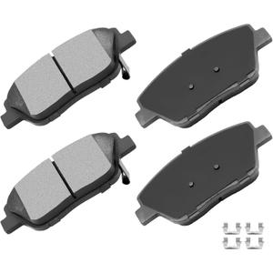 cciyu D1444 Front Ceramic Disc Brake Pads Kit Fit For Hyundai For Sonata 2011-2015,For Kia For Optima 2011-2016 4PCS