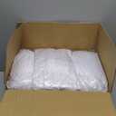 HolidayIdeas White Spandex Round Tablecloths for 60in Wedding Table, 5ft Fitted Stretch Table Skirts 120 Inch, Wrinkle-Free Ruffle Design Tablecloths for Banquets,Trade Shows, Parties, Events, 6 Pack