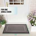 OLANLY Front Door Mat Outside 59x23, All-Season Heavy-Duty Rubber Doormat