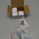 Matte Black Cabinet Knobs Crystal Cabinets Knob 4 Pack, Clear Crystal Small Pull for Closet Dresser Drawers Cupboard Wardrobe, Solid Alloy Retro Pulls Single-Hole Old Fashioned