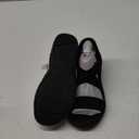 Skechers Women's Arya-Very Demure Hands Free Slip-ins Wedge Sandal (9, Black/Black)