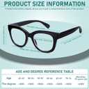 Progressive Multifocus Reading Glasses for Women Men Blue Light Blocking Computer No Line Multifocal Readers