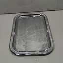 Winco Rectangular Tray, 18 by 12-Inch, Chrome, 18" x 12"