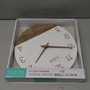 La Crosse Technology 12" Sierra Wood Quartz Analog Wall Clock - White - 404-3630B