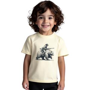 Homie Weekend Cowboy Shirt for Toddler Boys Western Shirts Baby Boy Clothes Summer Graphic Tee Short Sleeve Cotton T-Shirt 2-3T