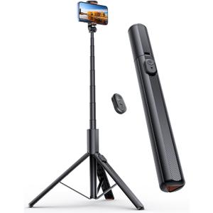 ANXRE 71" Phone Tripod, NT79 Extendable Selfie Stick with 1/4" Camera Mount for Cell PhoneCamera, Phone Tripod Stand Holder with Remote Compatible with iPhone Android, Camera