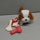 Plush Toys Walking Dog Toys that Can Walk, Bark and Wag Tail,Interactive Electronic Pet Toys Puppy with Leash,Easter Christmas Birthday Gift for Toddlers Kids