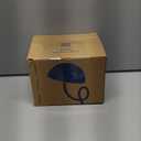 Shroommate Clip On Light and Bed Headboard Lamp, Bedside Table Lamp for Dorm, College Dorm Room Essentials, Night Light for Kids Nursery, Clip on for Desk, MultiColor LEDs, Adapter Included (Black)