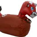 Waddle Hip Hoppers Bouncy Hopper Inflatable Hopping Animal Bouncer, Supports Up to 250 Pounds, Ages 5 and Up (Brown Bull)