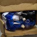 CO-Z Inflatable Bathtub with Electric Air Pump and Bath Pillow Headrest, Portable Blow Up Tub for Adults, Outdoor or Indoor Freestanding Foldable Spa Cover Drainage Hose Cup Holder (Light Blue)