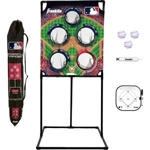 Franklin Sports Target Toss Games - Kids Football + Baseball Target Toss Games for Indoors + Outdoors - Fun Football + Baseball Throwing Games for Kids - Includes Targets + Mini Toy Balls