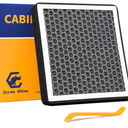 SCREW RHINO HEPA Cabin Air Filter for Tesla Model S/Model X 2021 2022 2023 2024 2025,Activated Carbon, 5-Layer Filter, Stronger Filtering,Low Air Resistance.