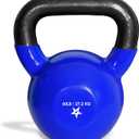 Yes4All Kettlebell, 5-100 LB Vinyl Coated Cast Iron Strength Training Kettlebells for Home Gym Exercises, Fitness, Full Body Workout Equipment, Push Ups, and Grip Strength