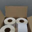 L LIKED 4000 Thermal Labels 4" x 6" Perforated Industrial Thermal Shipping Labels with 3" Core, (Commercial Grade)