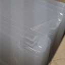 IRIS USA 72 Qt Stackable Plastic Storage Bins with Lids, 6 Pack - BPA-Free, Made in USA - See-Through Organizing Solution, Latches, Durable Nestable Containers, Secure Pull Handle - Clear