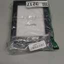 Amazon Basics 5" x 7" Rectangular Photo Picture Frame or 4" x 6" with Mat, 2-Pack, Black