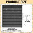 Tenceur 115 Pcs Pastel Calendar Pocket Chart Set Classroom Crayon