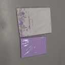 25Pcs Funeral Thank You Cards with Envelopes, Purple Watercolor Butterfly Floral Design Message Inside 4x6In Sympathy Thank You Card for Funeral Bereavement