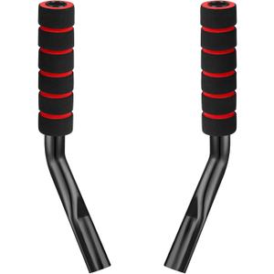 2 Pcs Wheelchair Brake Extenders, 5 Inch Anti-Slip Brake Extension Handles Replacement for Wheelchair Wheel Lock Grips, Transport Chair, Power Chair Accessories (Black)