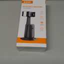 Auto Face Tracking Tripod 360 Rotating Cell Phone Photo and Video Kits Stand, No App, Camera Stand with Remote and Gesture Control, Rechargeable Smart Shooting Stand for Live Recording TiktokBlack