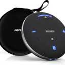 M4 Pro Speakerphone, Conference Microphone with Directional Voice Pickup, Enhanced Voice Pickup, AI Transcription, AI Noise Reduction, USB C, Bluetooth Speakerphone for Personal Workspaces