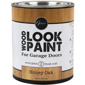 Giani Wood Look Paint for Garage Doors- Step 2 Wood Grain Finish Coat, Pint (Honey Oak)