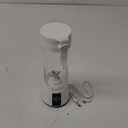 B Well Portable Rechargeable Personal Blender, White, Touch Control, USB Charging 13 Oz