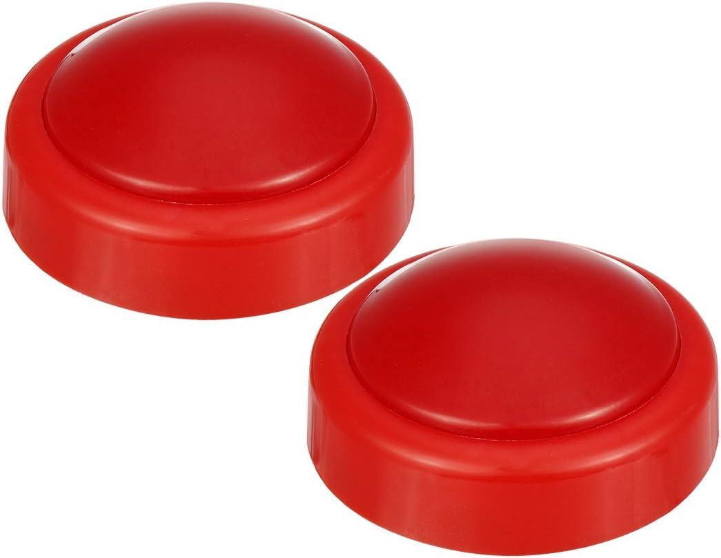 uxcell Tap Lights Battery Powered Touch Sensor LED Lamp Push Night Light Stick-on 3.9 Inch Red Colored 2pcs for Closet Cabinet Bedroom Storage Shed Hallway Stair Camping
