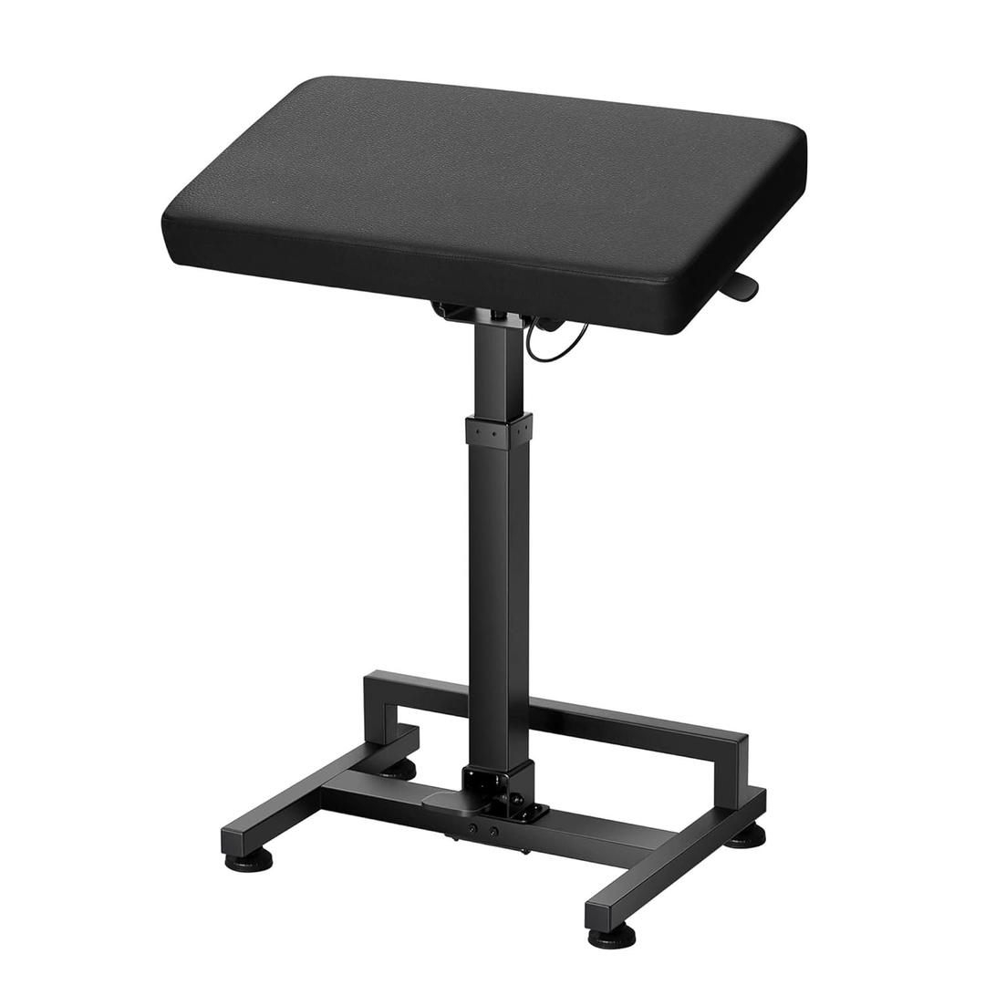 POARMEEY XXL Tattoo Armrest Stand with Legrest Large Tattoo Armrest with Flip Handle for Easy Angle Adjustment Upgraded Hydraulic Armrest with Foot Pedal to Adjust Height