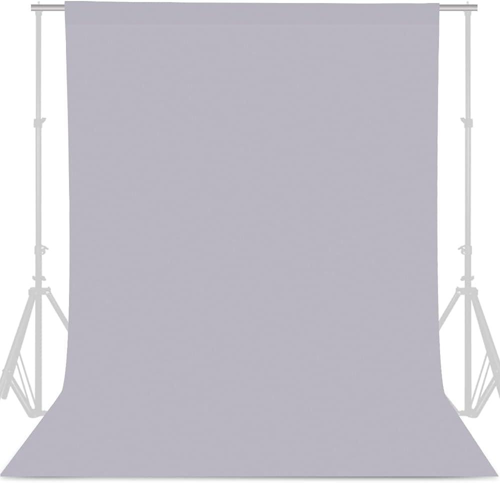 GFCC 8FTX10FT White Backdrop Background for Photography Photo Booth Backdrop for Photoshoot Background Screen Video Recording Parties Curtain