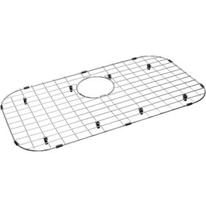 Serene Valley Sink Protector Grid 26-1/16" x 14-1/16", Rear Drain with Corner Radius 3-1/2", 304 Stainless Steel Material NLW2614R, One Size Wide