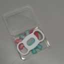 Momcozy Baby Teether Toys, Water Fillable Silicone Cold Baby Teething Toys Chill Teether, Baby Water Teether for Teething Relief 0-12 Months, Green and Pink 2 Pcs