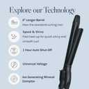 Bio Ionic Long Barrel Curling Iron with Moisture Heat Technology & NanoIonic MX Versatile Curling Wand - Multiple Barrel Sizes for Tight, Classic, Loose & Soft Curls