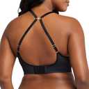 Maidenform Women's Push-up Bra, M Seamless Lift Longline Bralettes Bras for Women, Seamless, Convertible (Black, L)