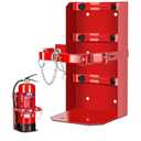 Heavy Duty Vehicle Bracket,Fire Extinguisher Brackets&Mounts-St12 Steel Red, Fit 20lb Dry/10lb Co2 Extinguisher-for School,Garage,Vehicle,Boat,Truck Generic Replacement for 810 by amerex