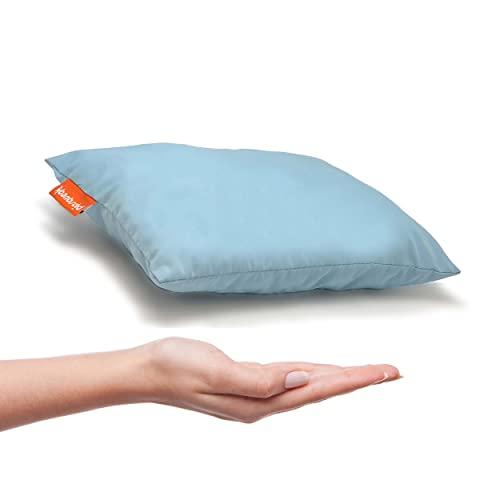 Urban Infant Pipsqueak Small Pillow - Mini 11 x 7 in - Tiny Pillow for Travel, Dogs, Toddlers, Kids, Lumbar, Knees and Neck - Ages 2 Yrs and Up Dark Blue