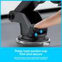 2025 Premium Universal Car Phone Mount 3-in-1 Upgraded Edition Compatible with Dashboard/Windshield/Vent/Truck Mounts Fits iPhone 17/16/15 Pro Max/14 and Samsung/Android Devices