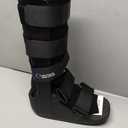 United Ortho Cam Walker Fracture Boot, Medium, Black (Black)