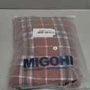 MIGOHI Dog Jackets for Winter, Windproof Waterproof Reversible British Style Plaid Warm Coat for Small Medium Large Dogs, Red, Large